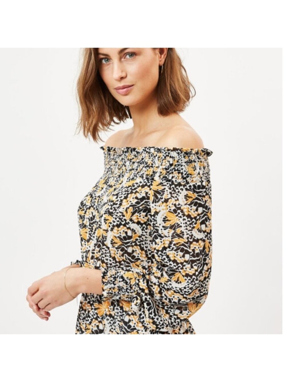 Minimum Floral Long Sleeve Maxi Dress size 36 small - Picture 6 of 6